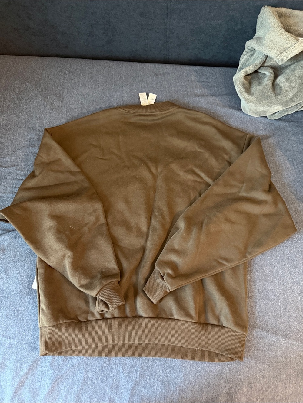 Alo Accolade Crew Neck Brown Pullover - Picture 8 of 8